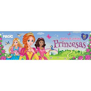 Maleta para Pintura Princesas 92 Peças