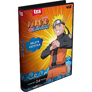 Maleta para Pintura Naruto 24 Peças