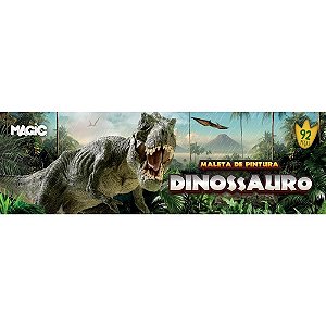 Maleta para Pintura Dinossauro 92 Peças