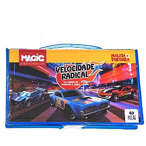 Maleta para Pintura Carros 42 Peças