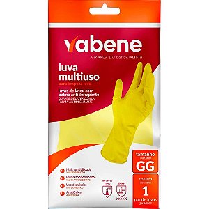 Luva de Látex Multiuso FLEX Leve GG Amarela