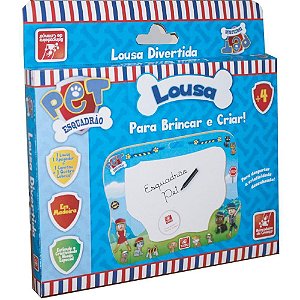 Lousa Infantil Esquadrão PET com Qcabeca