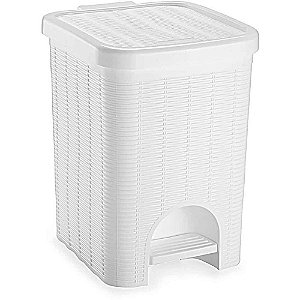 Lixeira Vime Branco 12L