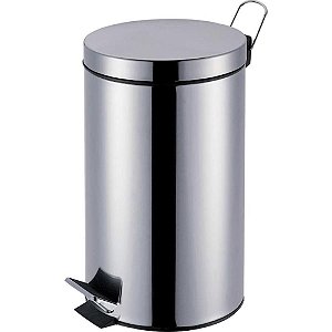 Lixeira ágata INOX com Pedal 5 Litros