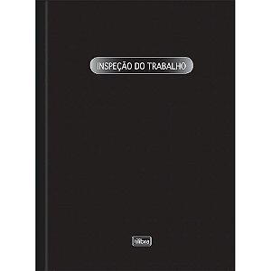 Livro Registro Inspeção do Trabalho 50 Folhas Pacote com 10