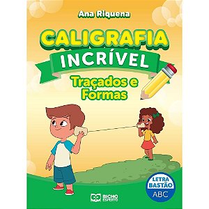 Livro Pedagógico Caligrafia Incrível Letra Bastão 4 Título PCT com 04