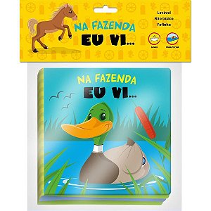 Livro para Banho NA Fazenda EU VI 13,5X13,5 6PG