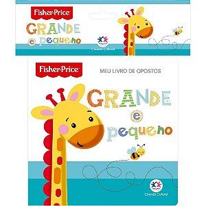 Livro para Banho Fisher Price OPOSTOS 14X14 6PG