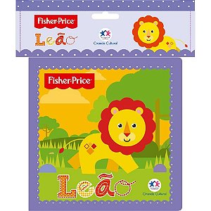 Livro para Banho Fisher Price Leão 14X14 6 Páginas