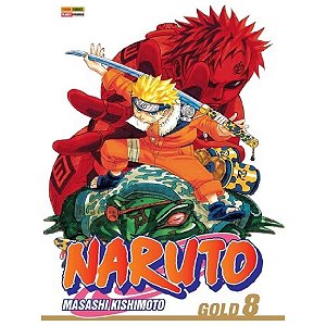 Livro Mangá Naruto GOLD Edition N08