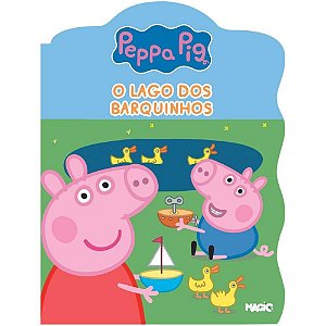 Livro Infantil Ilustrado Peppa PIG Recortado 16P 28X21CM