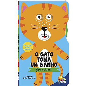 Livro Infantil Ilustrado Gire o Disco Gatinho 8PAG
