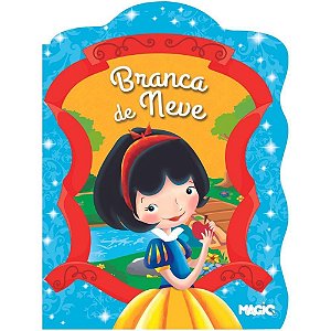 Livro Infantil Ilustrado Branca de Neve Recortado - 16 Páginas