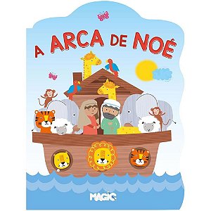 Livro Infantil Ilustrado ARCA de Noé Recortado - 16 Páginas