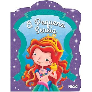 Livro Infantil Ilustrado a Pequena Sereia 16 Páginas 28X21CM