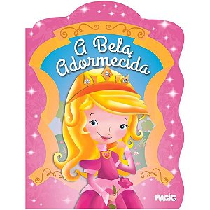 Livro Infantil Ilustrado a Bela Adormecida Recortado 16 Páginas