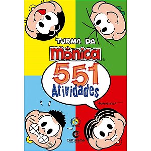 Livro Infantil Colorir Turma da Mônica - 551 Atividades