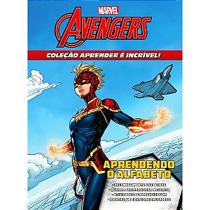 Livro Infantil Colorir THE Avengers - Aprender É Incrível - 4 Títulos - Pacote com 04