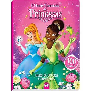 Livro Infantil Colorir Mundo das Princesas 100 Páginas