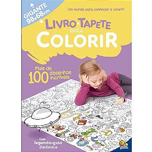 Livro Infantil de Colorir Tapet - Mais de 100 Desenhos, 16 Páginas