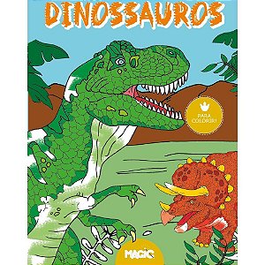 Livro Infantil de Colorir Contos Clássicos de Dinossauro