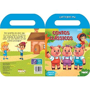 Livro Infantil Colorir Contos Classicos Carregue - ME
