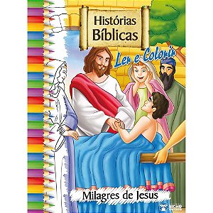 Livro Infantil Colorir Bíblia Sortidos 10PG PCT com 04