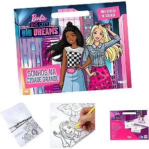 Livro Infantil Colorir Barbie CARREGUE-ME 32 Páginas