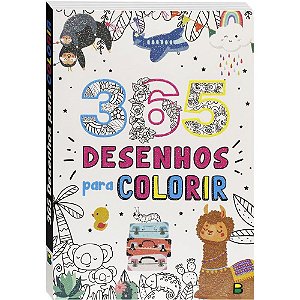 Livro Infantil Colorir 365 Desenhos BR 288 Páginas