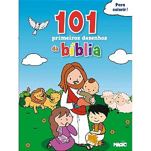 Livro Infantil Colorir 101 Desenhos da Bíblia 104 Páginas