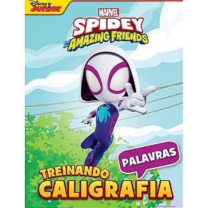 Livro Ensino Marvel Treinando Caligrafia 4 PCT com 04