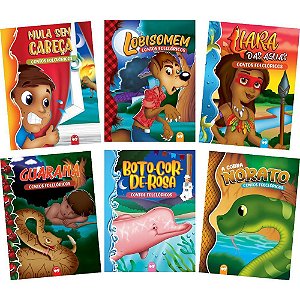 Livro de Leitura Contos Folcloricos 10PGS PCT com 06
