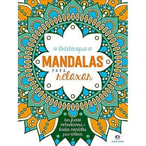 Livro de Colorir Mandalas para Relaxar 27X20 48 Páginas