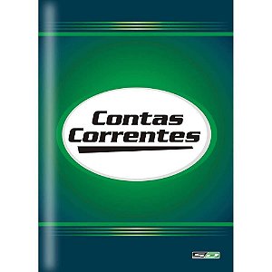 Livro Conta Corrente 1/4 50 Folhas Pacote com 10 1
