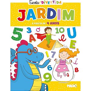 Livro Cartilha Jardim das Vogais, Números e Formas