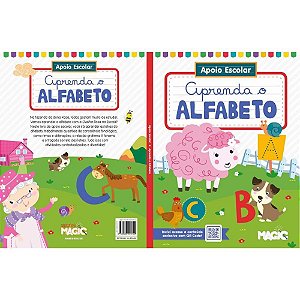 Livro Cartilha Aprenda o Alfabeto 96 Páginas 27X20CM