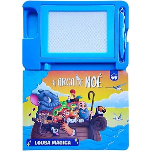 Livro Brinquedo Ilustrado a ARCA de Noe com Lousa Mágica
