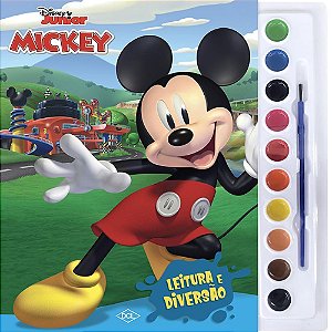 Livro Aquarela Mickey Mouse 29X28,5CM 16 Páginas