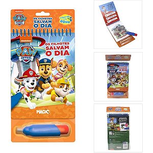 Livro Aquabook Patrulha Canina 24X14CM 10 Páginas