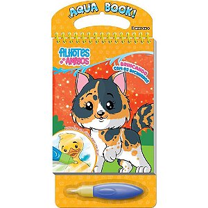 Livro Aquabook Filhotes Amigos 29X14CM 8PGS