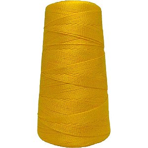Linha para Crochê 200G 500M LAYS Amarelo Ouro