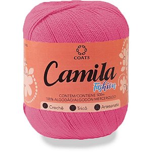 Linha para Crochê Camila Fashion 00054 RS Chiclete PCT com 06