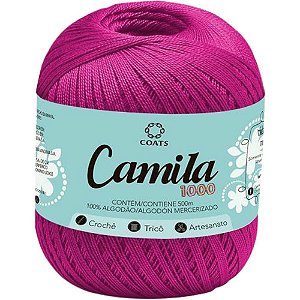 Linha para Crochê Camila 01179 Rosa PCT com 06