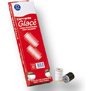 Linha para Costura Glace 40 150M 100%ALG Branca CX com 20