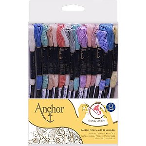 Linha Bordar ANCHOR 16 Meadas T Pasteis (S
