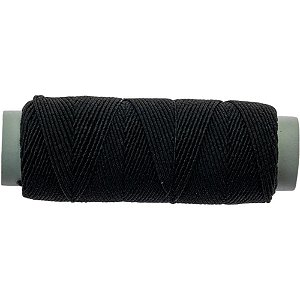 Lastex Preto Tubos com 10M - Pacote com 10