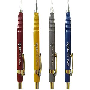 Lapiseira 0.9MM Jocar Técnica Triangular - 4 Cores - Caixa com 12