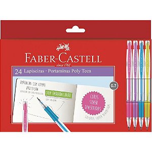 Lapiseira 07MM POLY Teen Color CX com 24