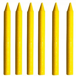 Lápis de Cera Estaca Amarelo Acrilex