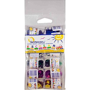 Lantejoula Metalizada KIT 6 Cores Sortidas 6MM Potes 3G PCT com 12